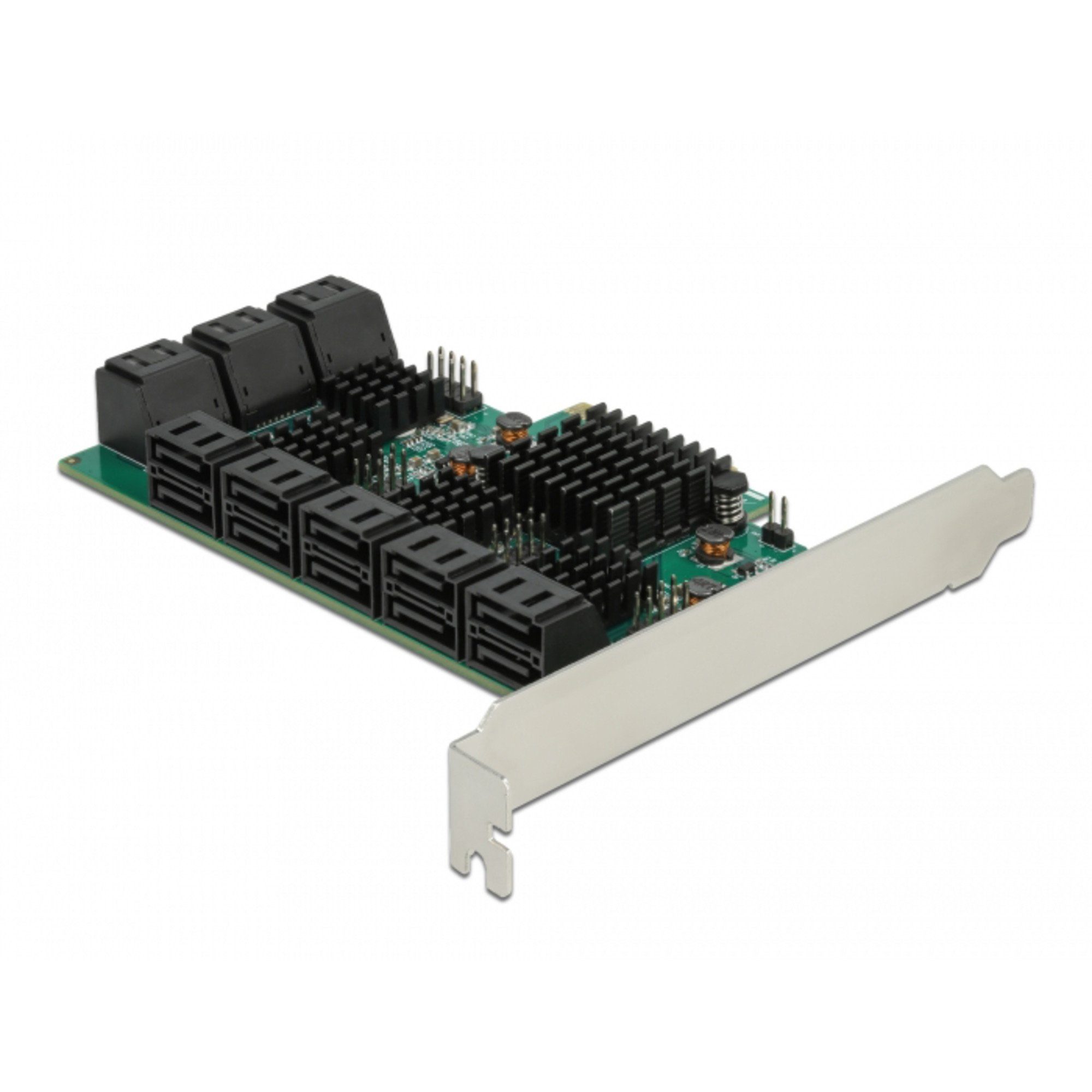 DeLOCK 16 Port SATA PCI Express x4 Karte, Computer-Adapter