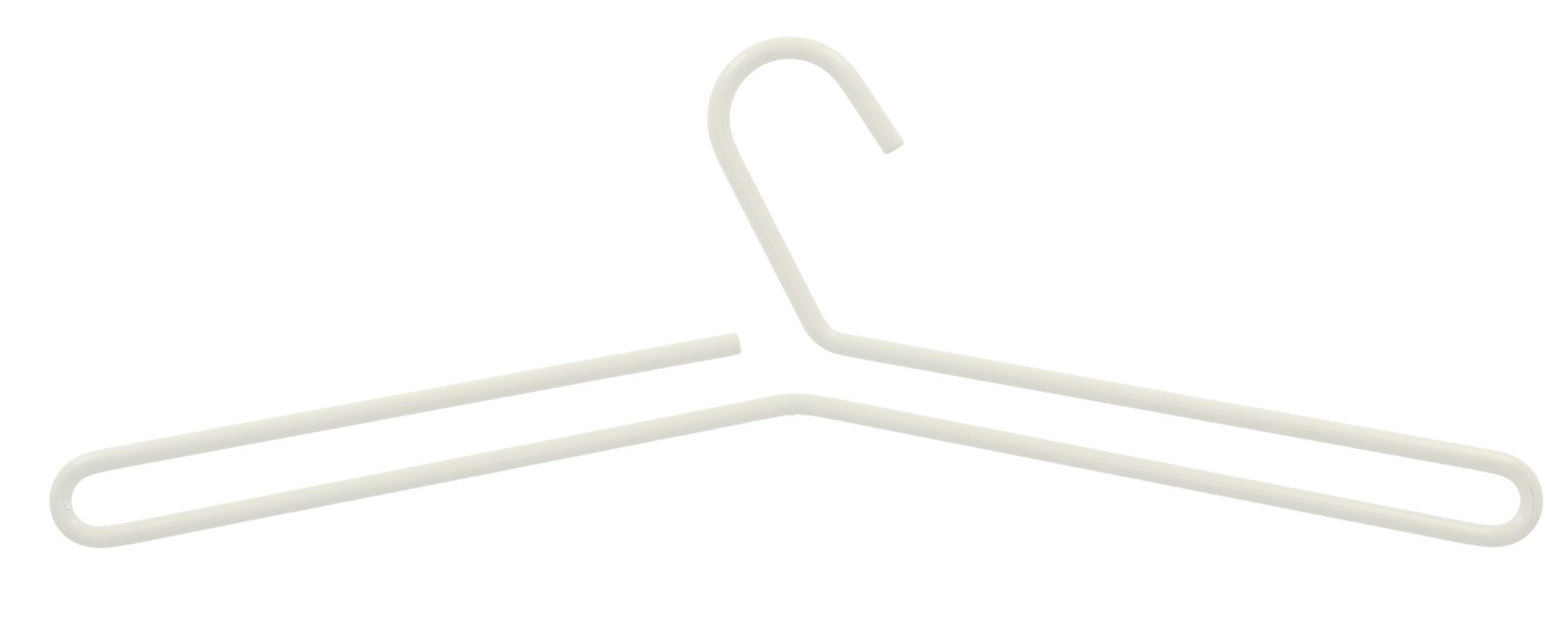 jankurtz Kleiderbügel Oskar 4er-Set aus Metall, Weiß