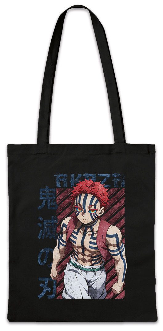 Beuteltasche Anime Akaza 2 Stofftasche Kamado Nezuko Slayer Zenitsu Inosuke