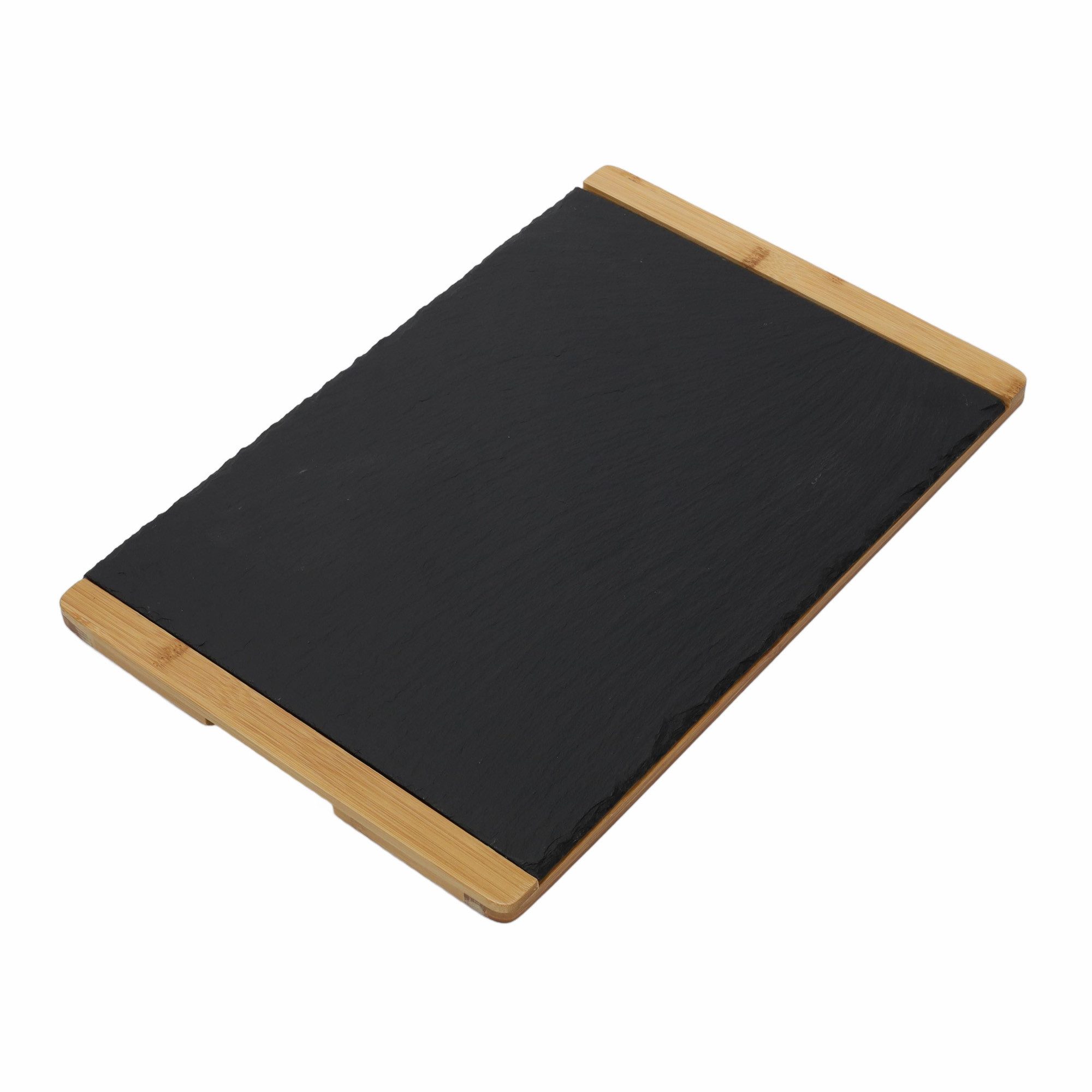 Kesper Tablett Serviertablett, 45 x 30 cm, Schiefer, Kesper, Schiefer
