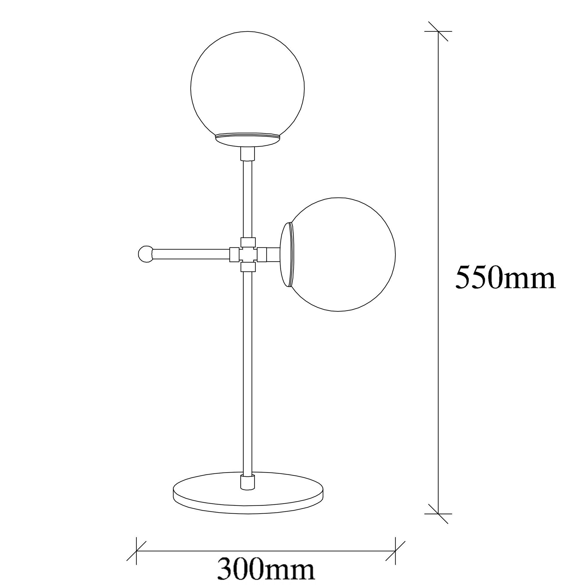 MudoniNTD, Opviq Metallkörper 15 Schreibtischlampe Schwarz, x 30 cm,