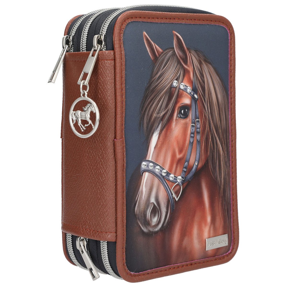 Depesche Federtasche DEPESCHE Miss Melody Federtasche 3fach Luxury Horse