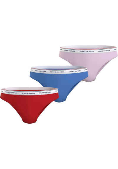 Tommy Hilfiger Underwear Bikinislip 3 PACK BIKINI (EXT SIZES) (Packung, 3er) mit Tommy Hilfiger Logobund