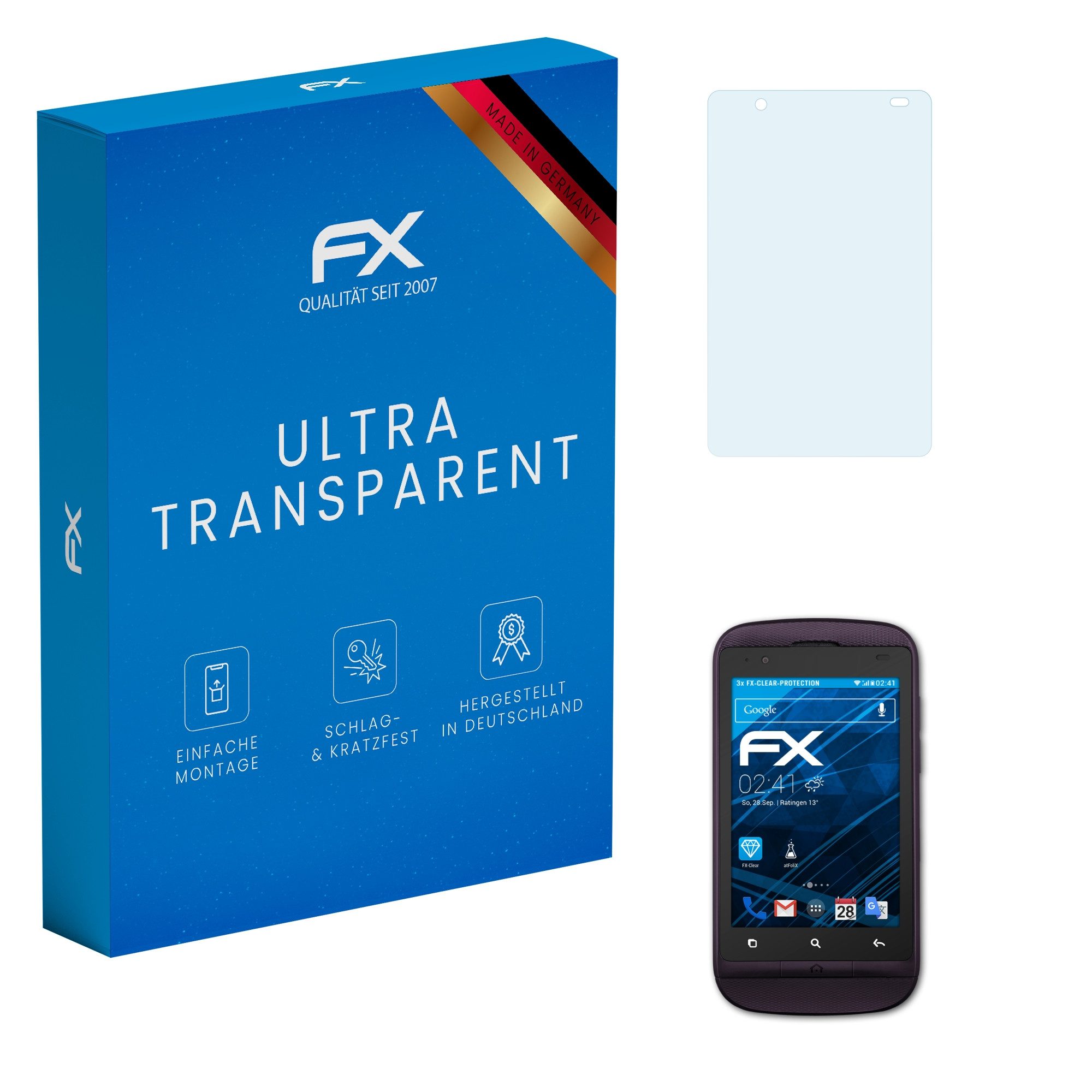 Schutzfolie Displayschutz für Alcatel One Touch 918D