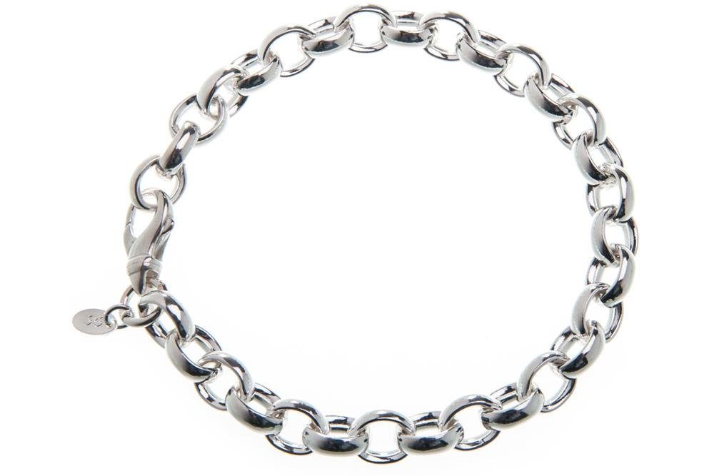 Silberkettenstore Silberarmband Erbskette Armband 8,2mm - 925 Silber, Länge wählbar von 16-25cm