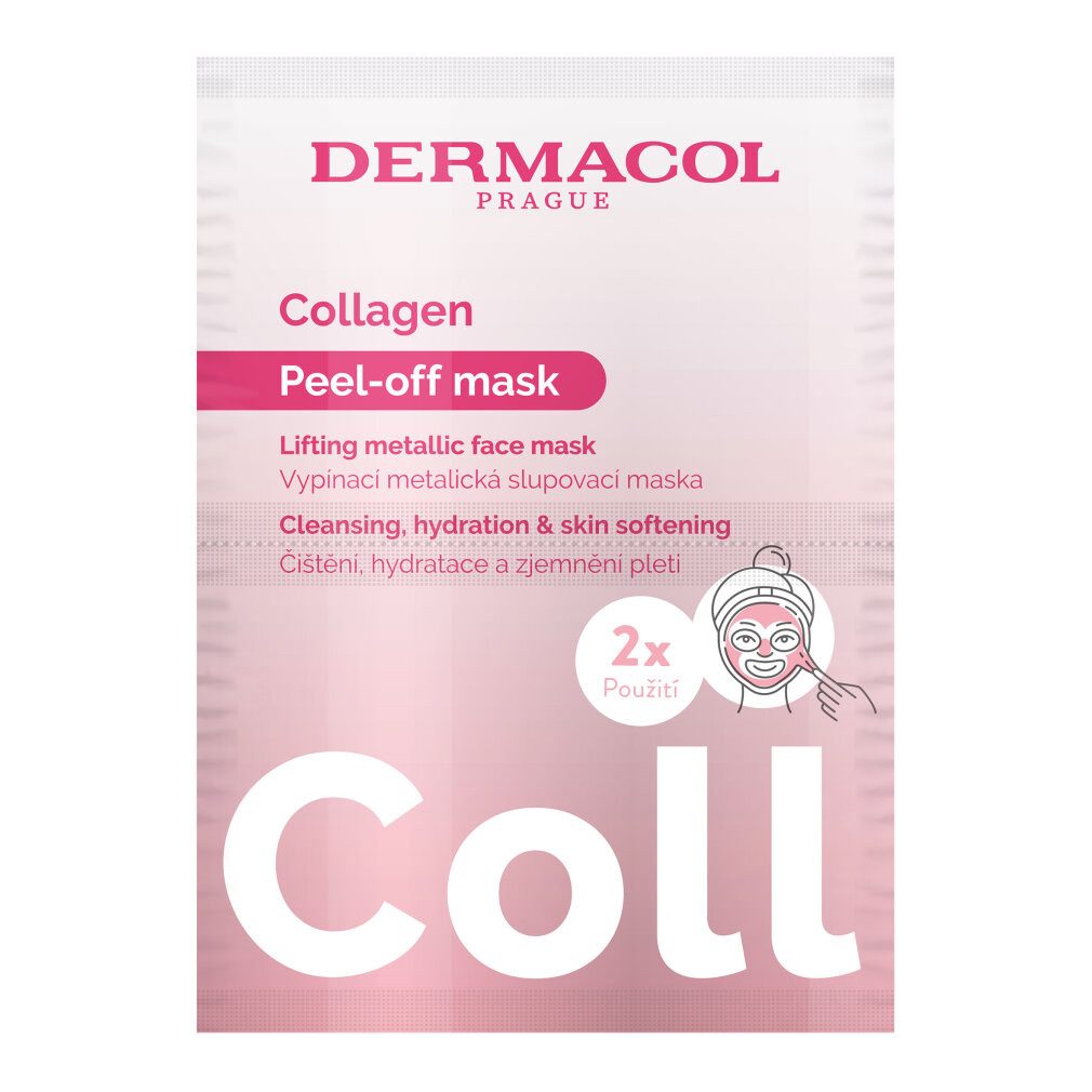 Dermacol Gesichtsmaske Kollagen-Lifting-Peel-Off-Maske 2 x 7,5 ml