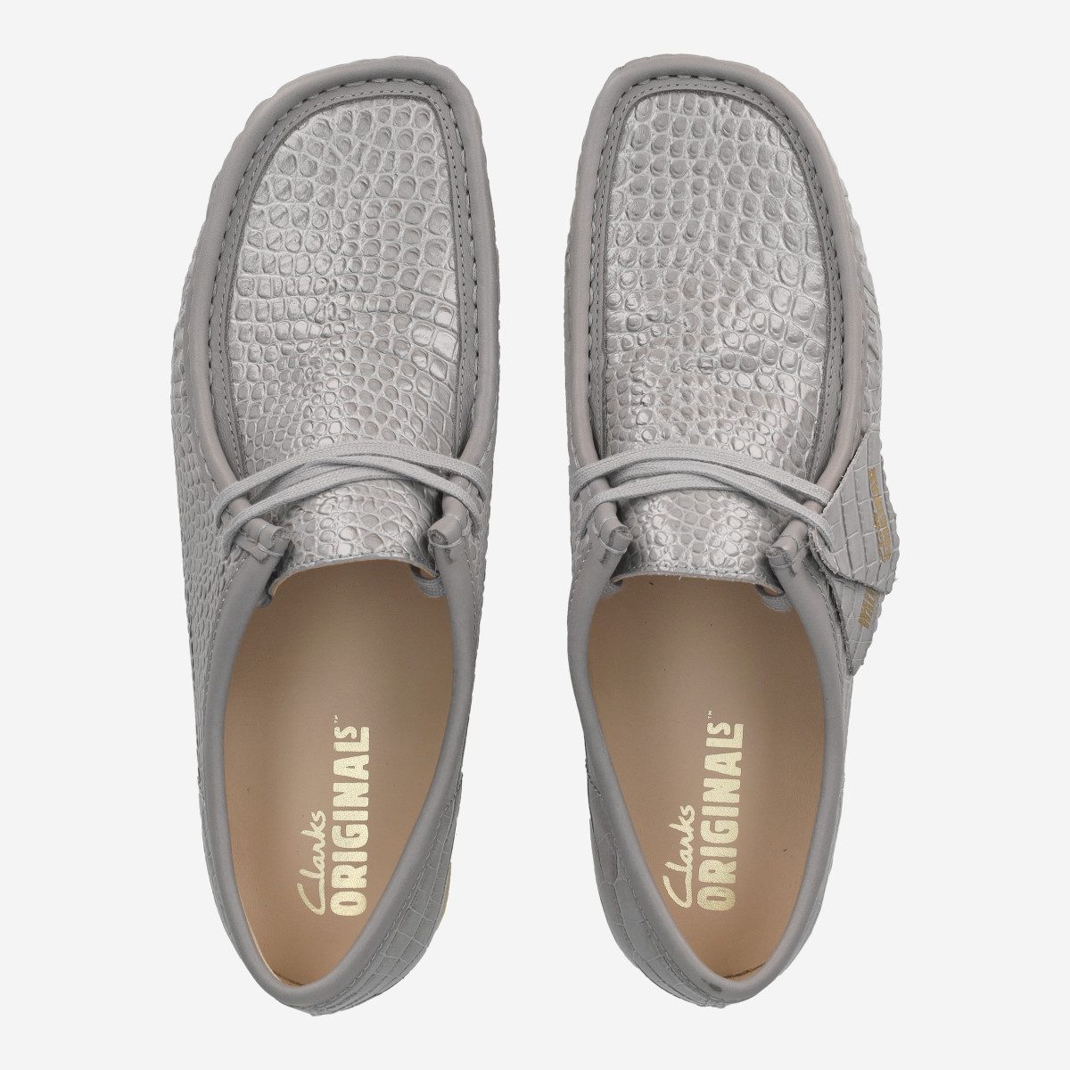 Clarks Clarks Wallabee 26176573 7, Schnürschuhe, Grau, Herren Schnürschuh
