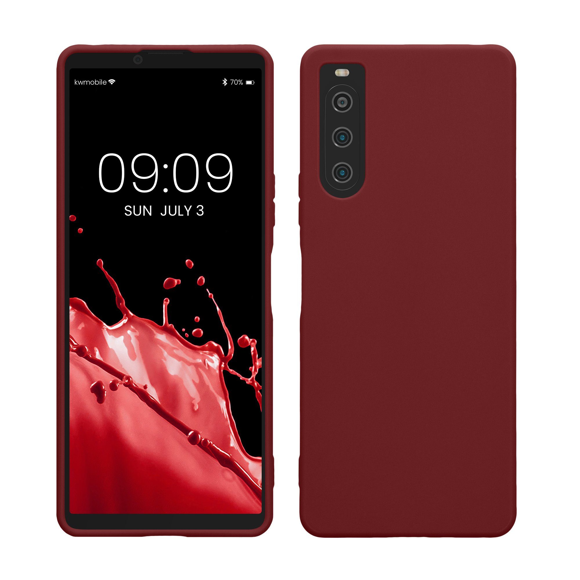 kwmobile Handyhülle Hülle für Sony Xperia 10 V, Hülle Silikon - Soft Handyhülle - Handy Case Cover