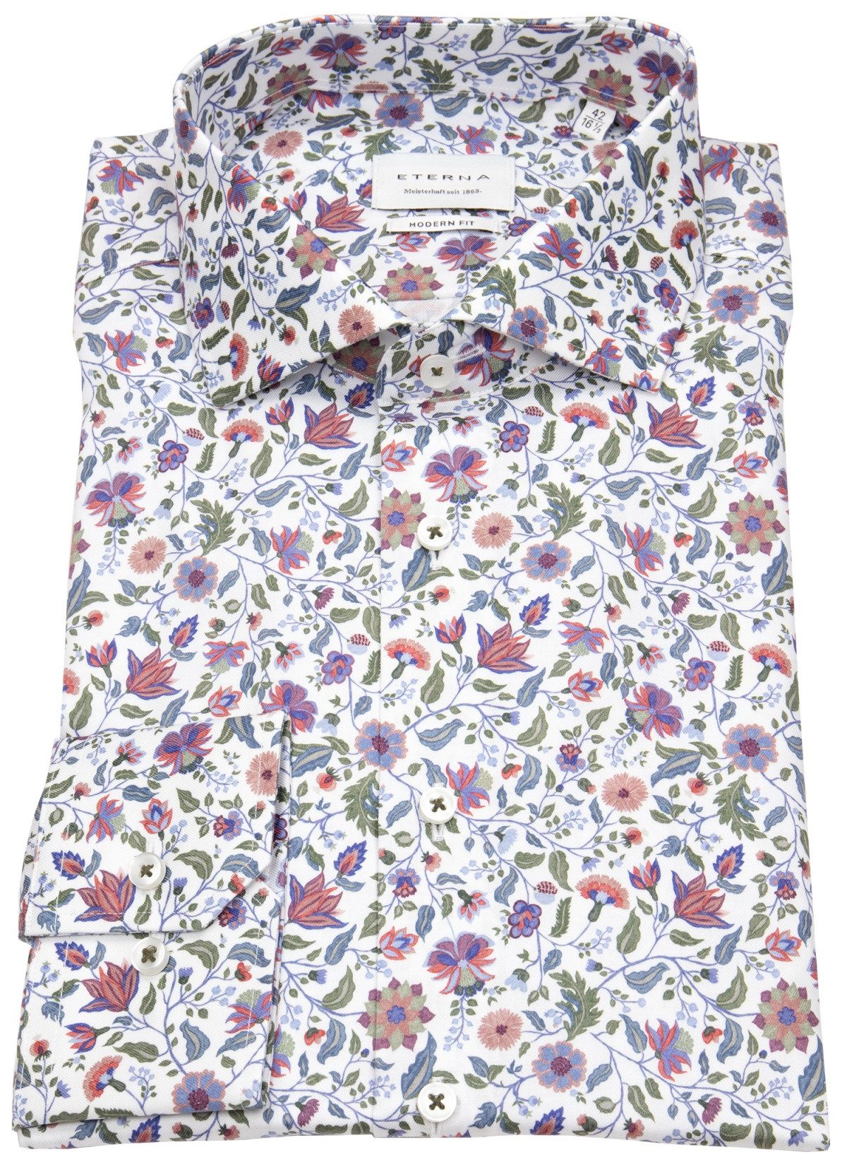 Eterna Langarmhemd Modern Fit extra langer günstig online kaufen
