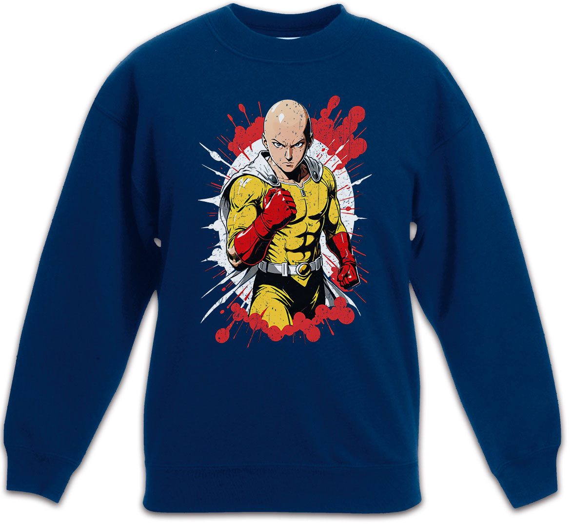 Sweatshirt Anime Punch Kinderpullover One OP Man Saitama Genos Tatsumaki Fubuki