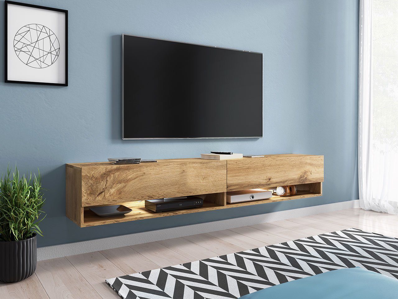 MIRJAN24 TV-Schrank A180 (mit 2 Türen) günstig online kaufen
