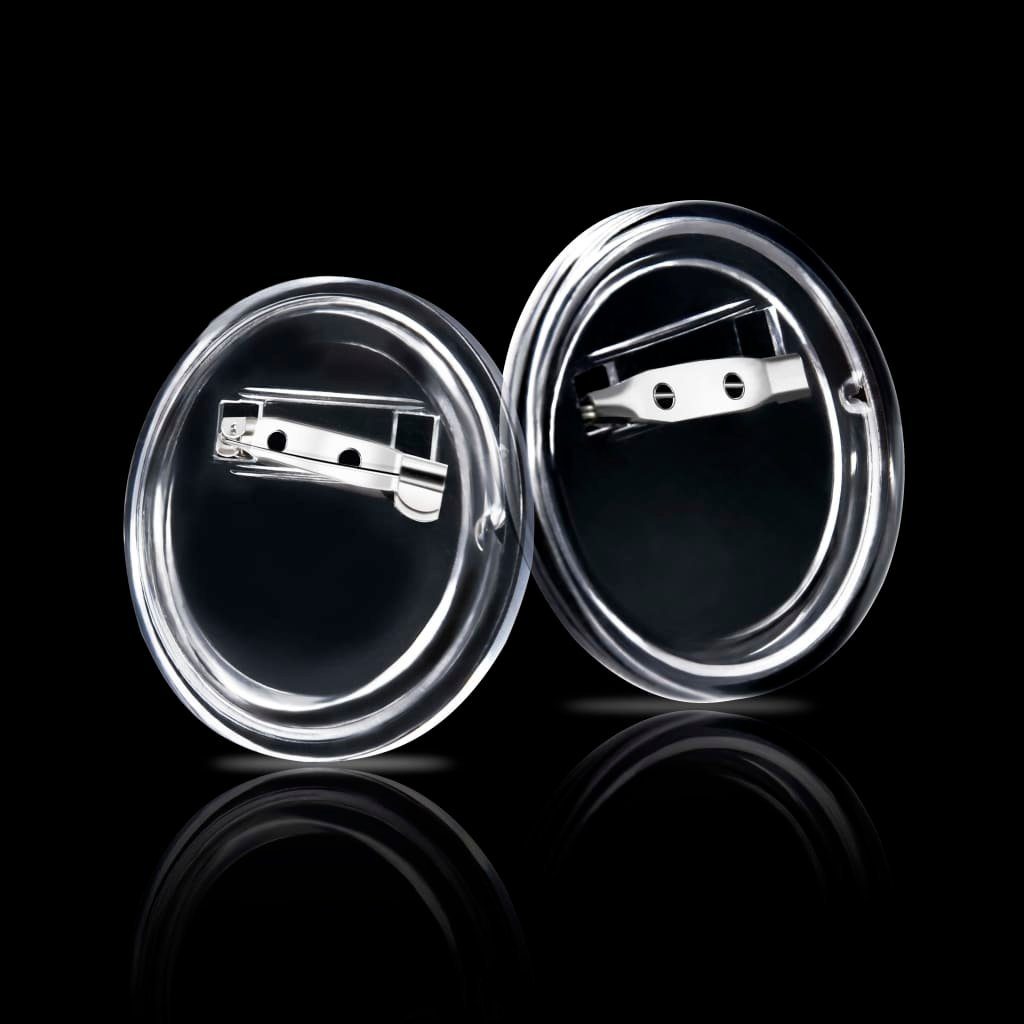 vidaXL Button Set Button-Set mit Anstecknadel 100 Stk. Acryl 37 mm