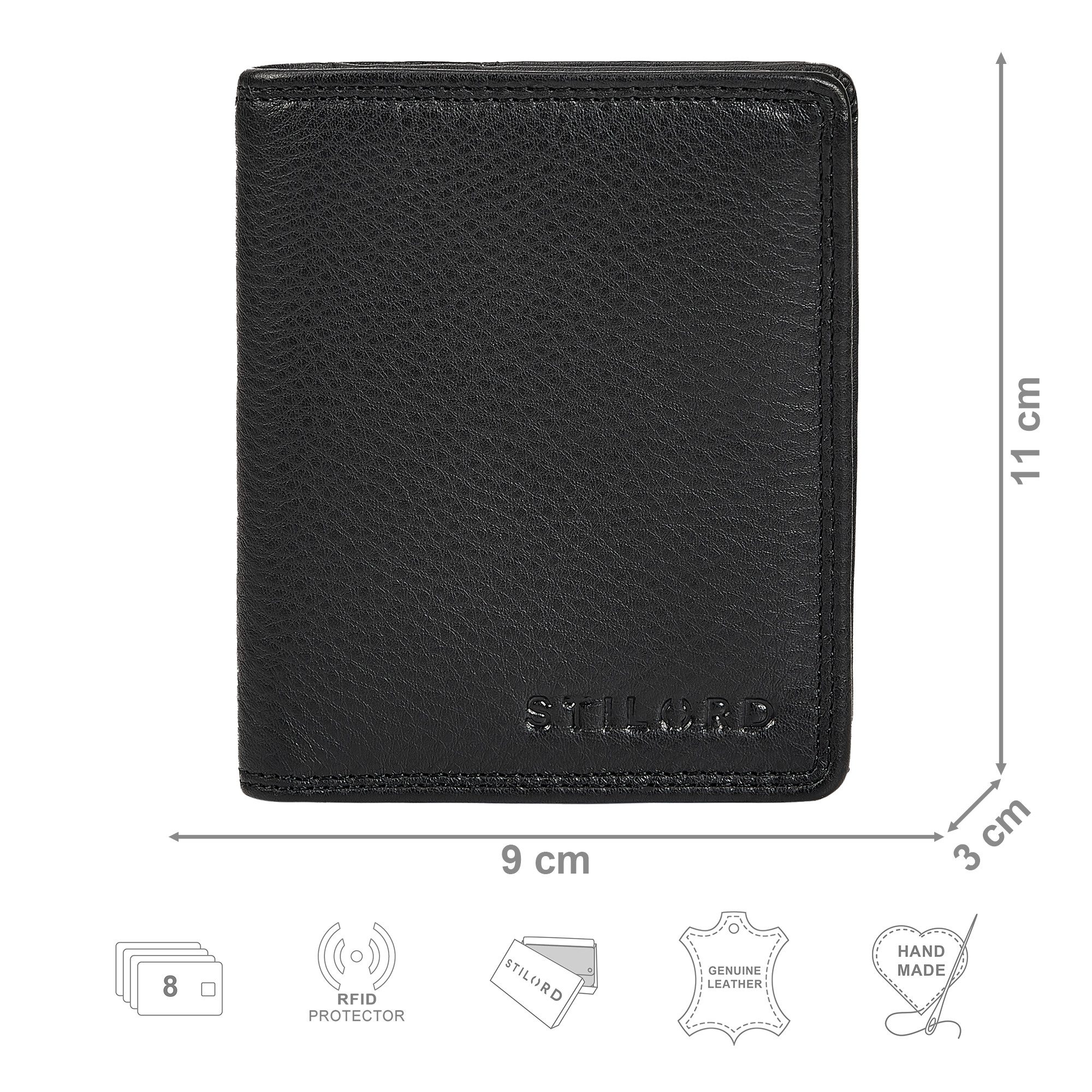 STILORD Geldbörse "Knox" Ledergeldbörse Männer Große Wiener Kombibörse mit günstig online kaufen