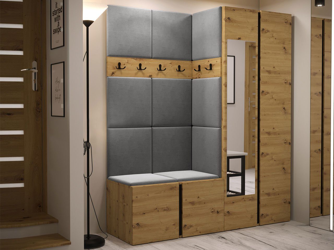 MIRJAN24 Garderoben-Set Orion XII, (Komplett-Set, Schrank, günstig online kaufen