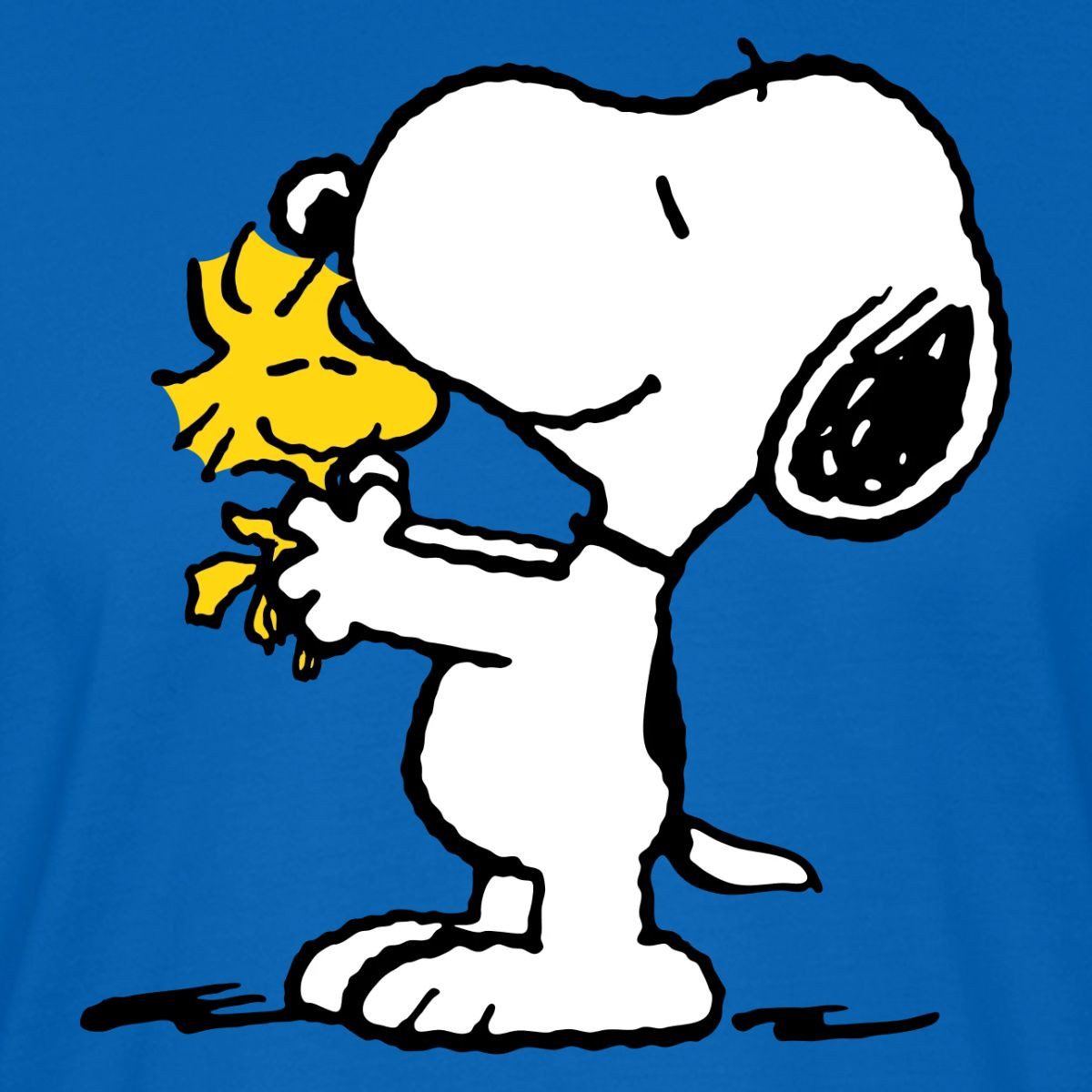 Spreadshirt T-Shirt Peanuts Snoopy Und Woodstock Unisex Bio T-Shirt (1-tlg)