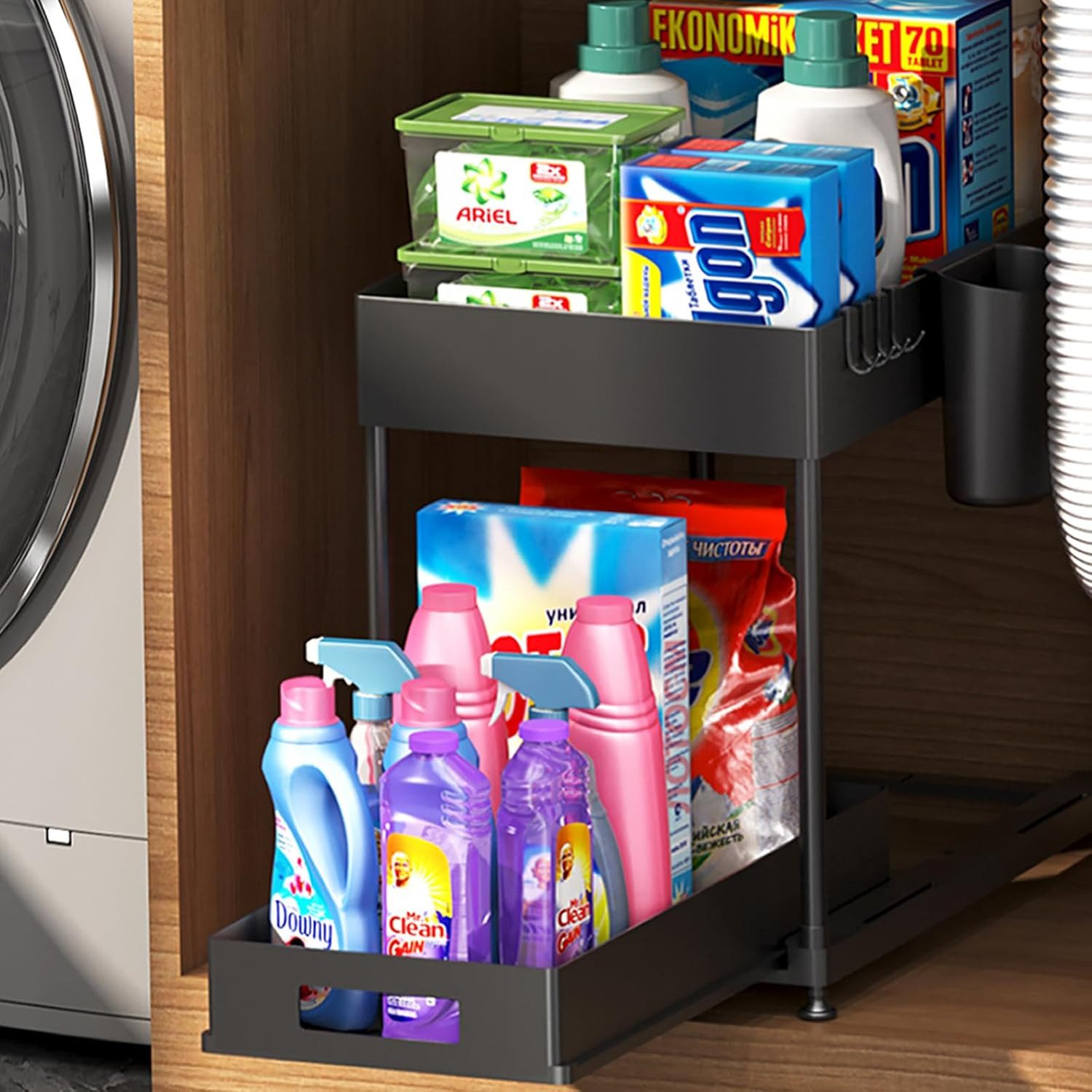 Refined Living Ablageregal Waschbecken Regal, Küchenschrank Organizer, Spül günstig online kaufen