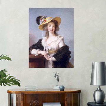 Posterlounge Wandfolie Elisabeth Louise Vigee-Lebrun, Herzogin von Polignac (Marie Antoinette), Malerei
