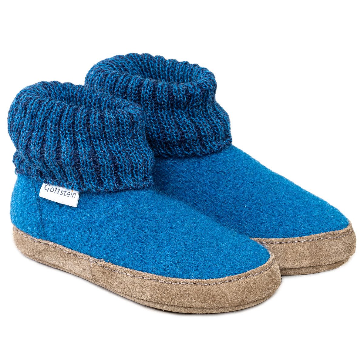 Gottstein Alpine Boot LE Hüttenschuhe (1-tlg) Hüttenschuh - Hausschuh mit optimaler Passform, Flexible Sohle