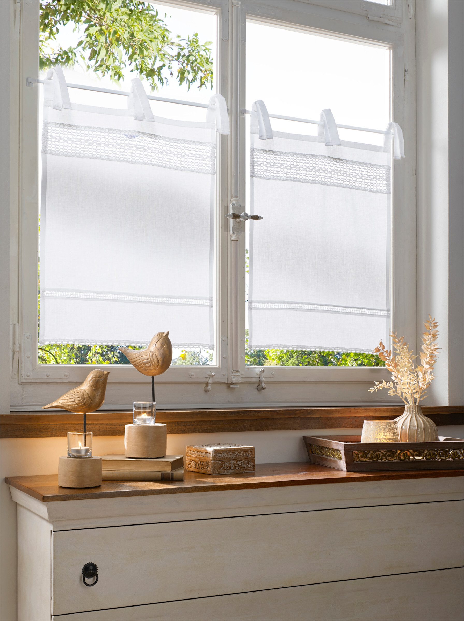 heine Gardine Fensterbehang, Bindebänder (1 St), günstig online kaufen