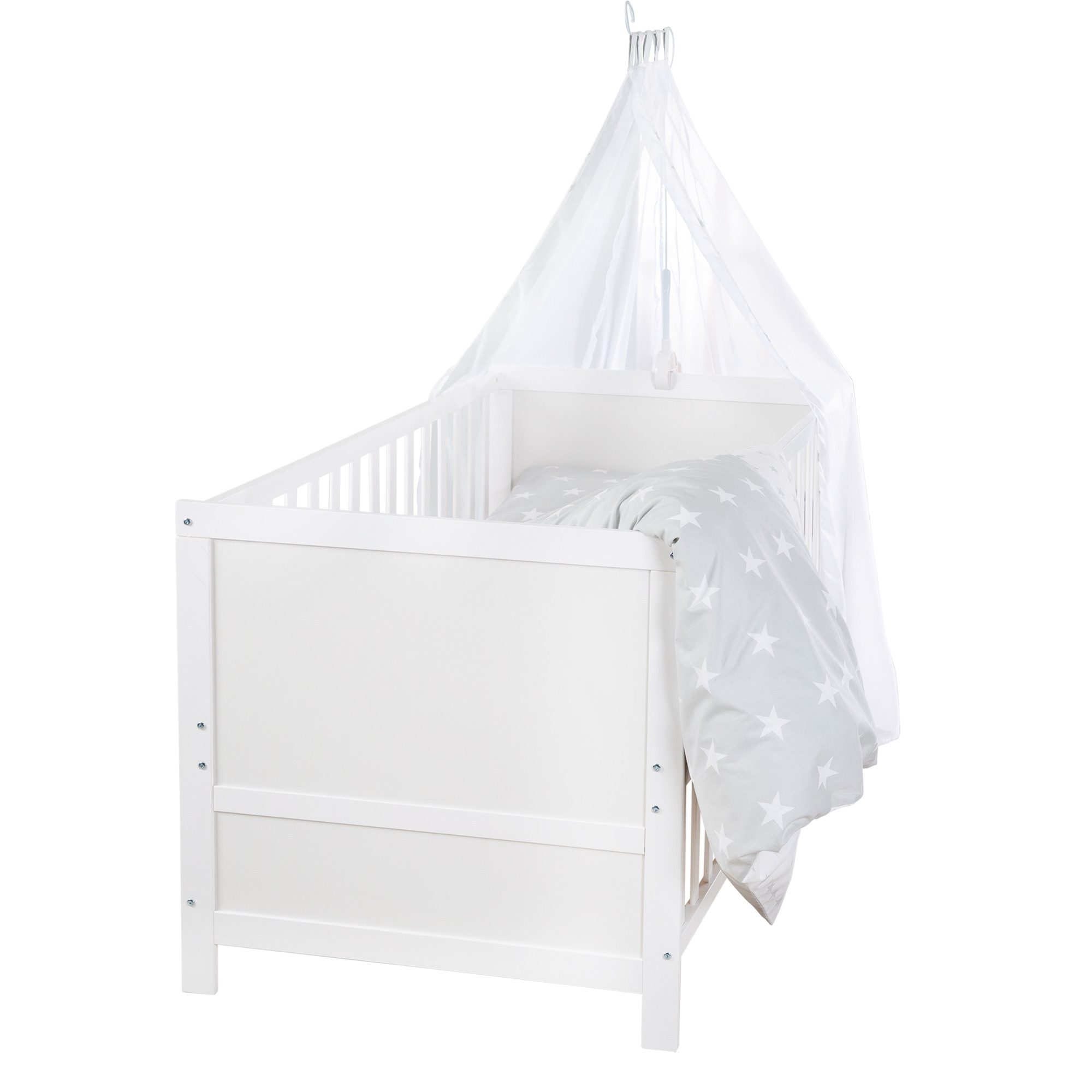 roba® Komplettbett Sterne grau, 70 x günstig online kaufen