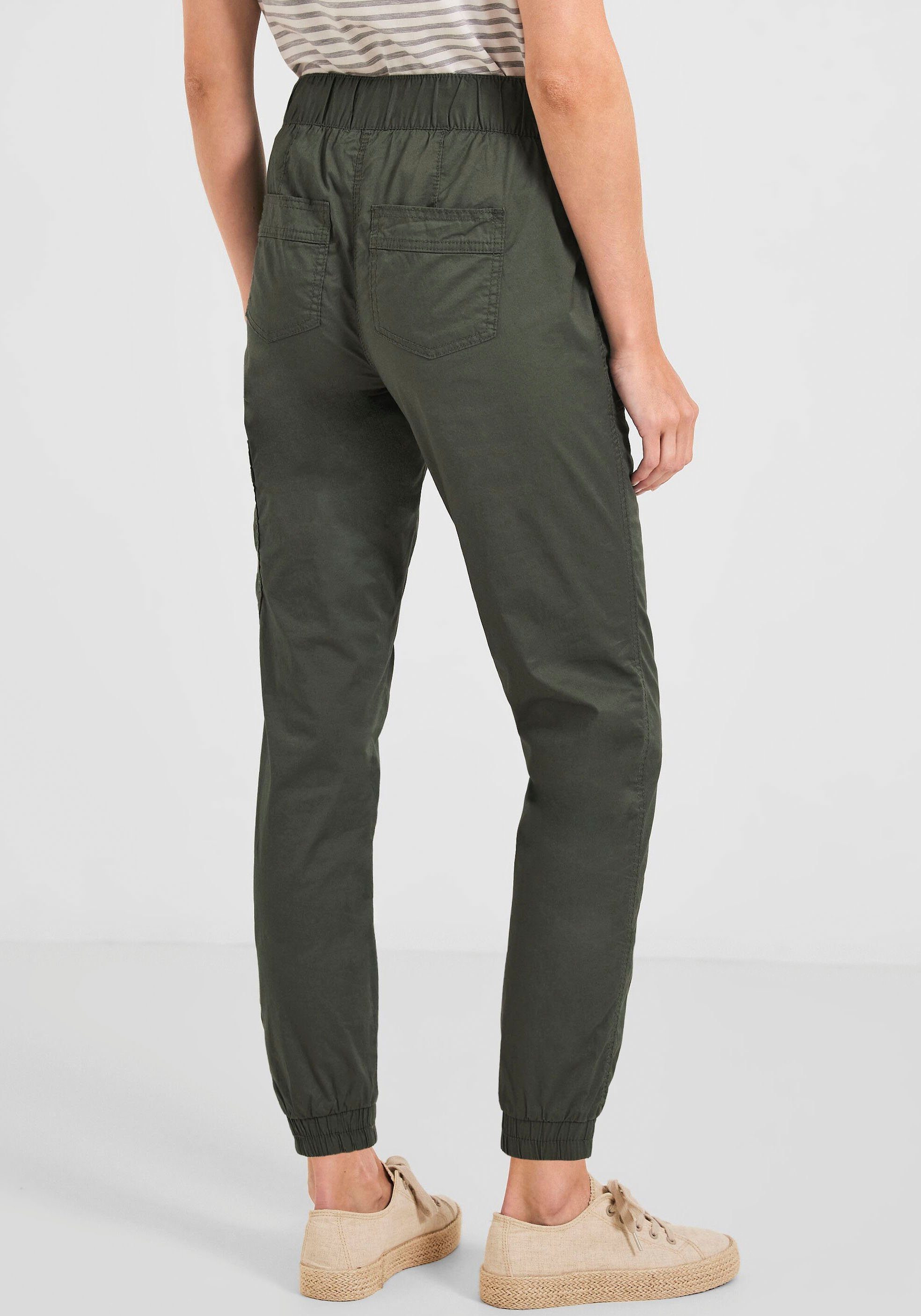 Cecil Style Tracey sporty im Outdoorhose khaki