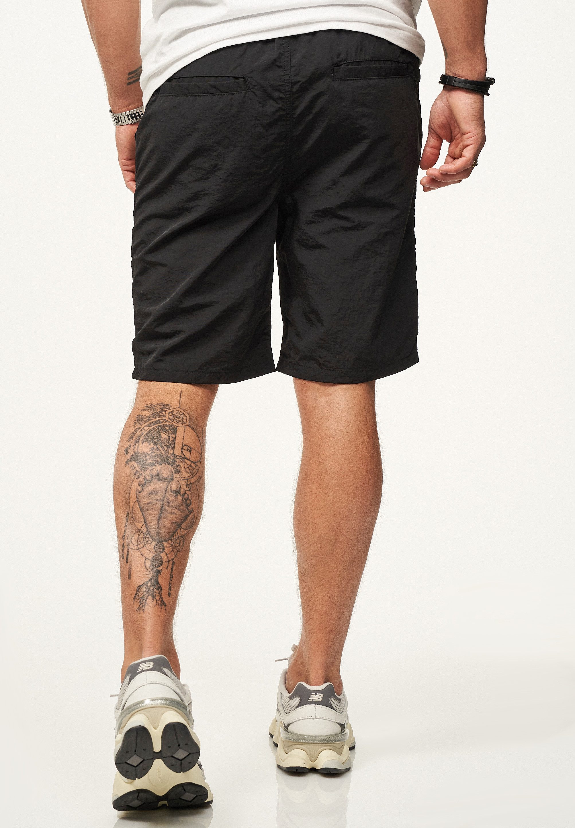 SOULSTAR Shorts aus 100% Nylon - Leichte Trekkingshorts für Herren Kurze Hose Sporthose mit elastischem Bund als Funktionsshorts
