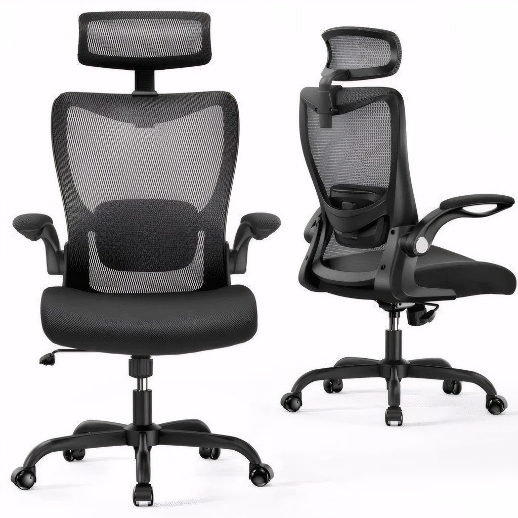 Huanuo Bürostuhl Ergonomischer mit Mesh, Lendenstütze günstig online kaufen