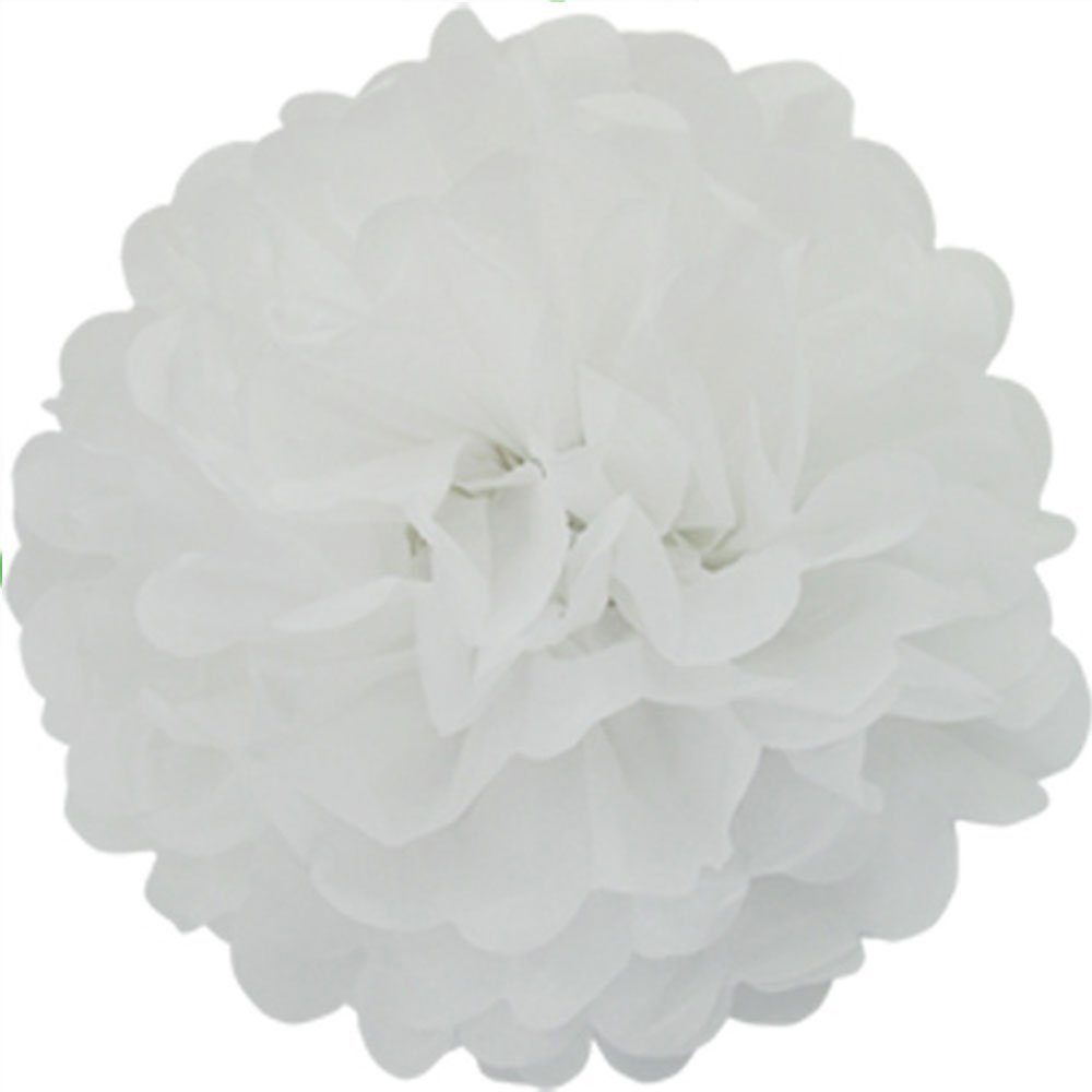 Creativery Pompon, 10 Papier Pompons 35cm SET