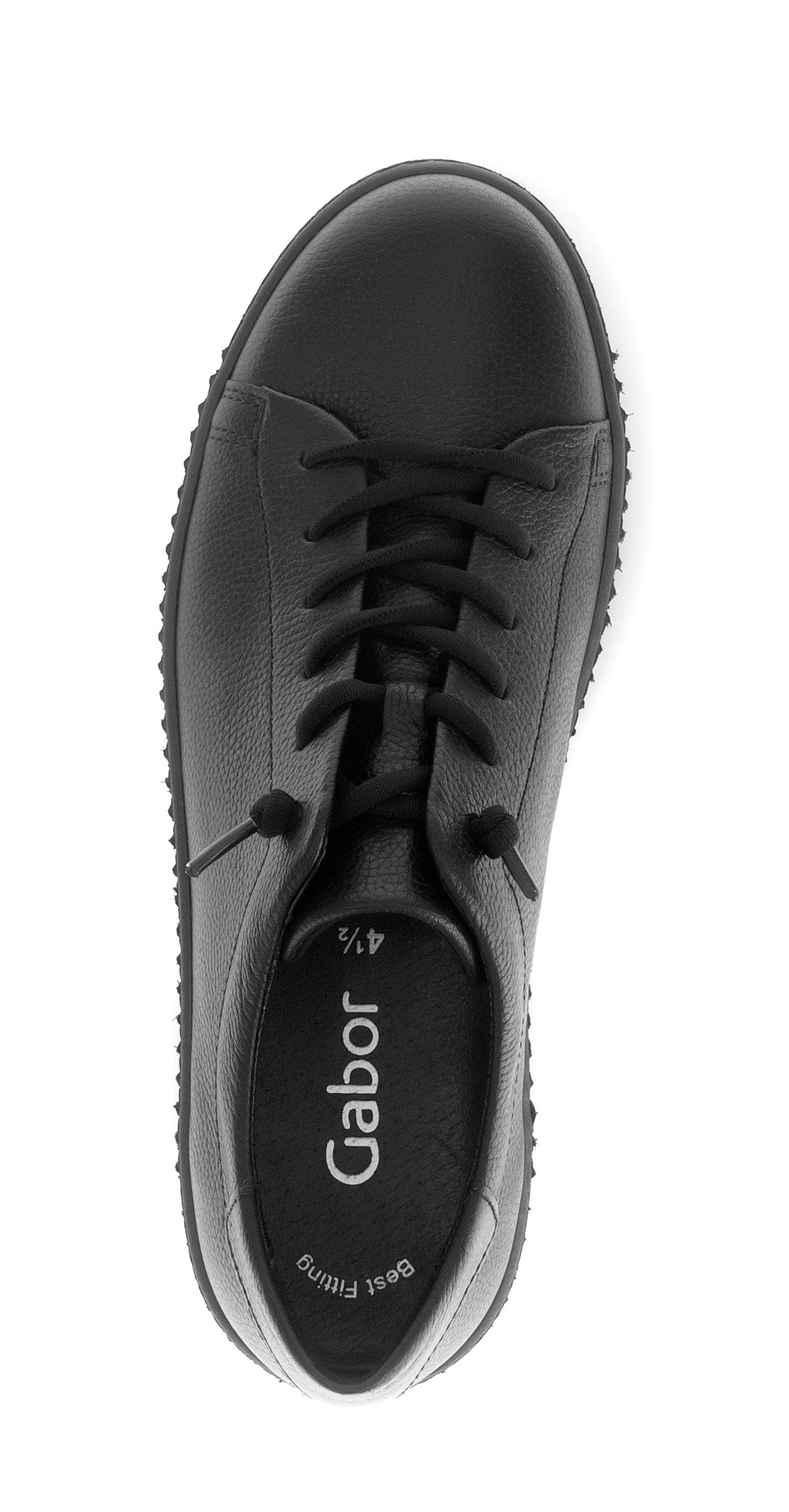 Gabor Slip-On Sneaker, Freizeitschuh, Halbschuh, Schnürschuh, elastische Schnürsenkel