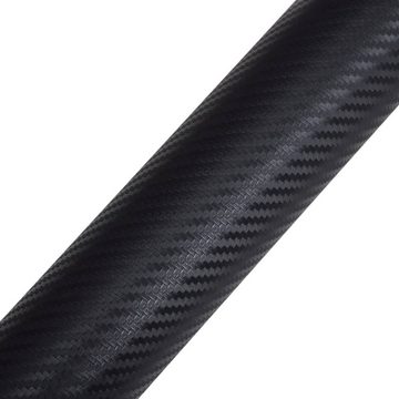 vidaXL Aufkleber Autofolien 2 Stk. 3D Schwarz 100x150 cm, (2tlg)