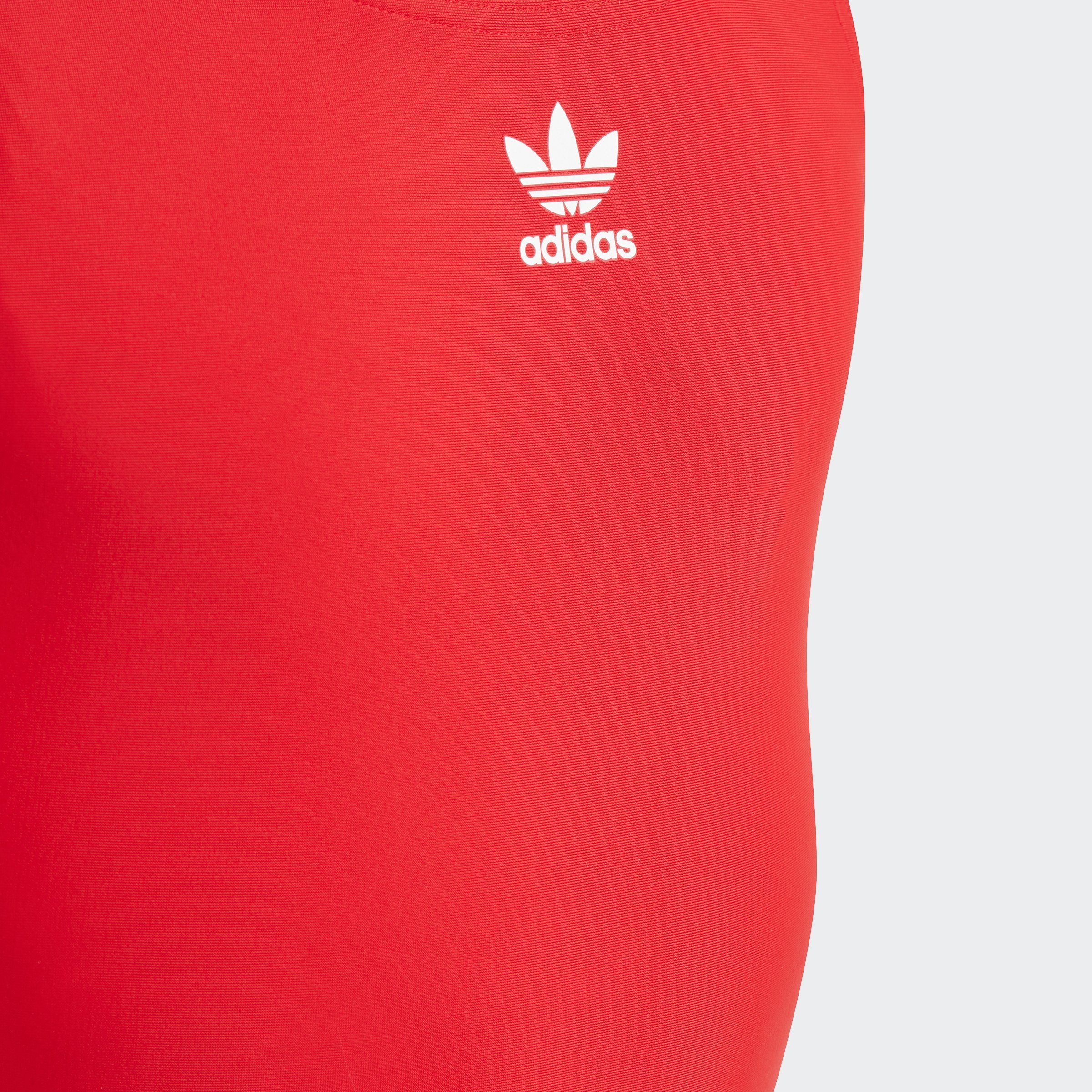 3-Streifen rot Badeanzug (1-St) Performance Adicolor Originals Originals adidas adidas Badeanzug