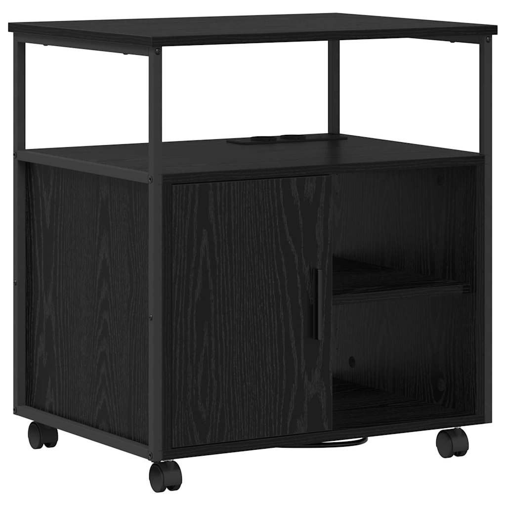 vidaXL Schranksystem Schrank mit Ladestation 61 x 46 x 67 cm Holzwerkstoff (1-St)