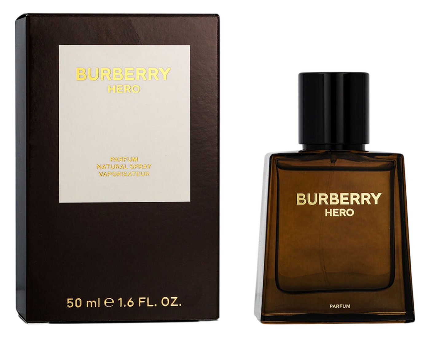 BURBERRY Parfum Hero Herren Parfum Spray, Intensiv-holziger Duft mit Zedernholz, Amyris und Zypresse