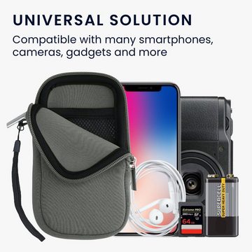 kwmobile Handyhülle Handytasche für Smartphones M - 5,5", Neopren Handy Hülle - Handy Tasche Sleeve Pouch