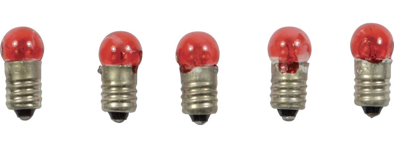 RIFFELMACHER & WEINBERGER Krippe Riffelmacher Ersatzbirnen E10 rot 5 Stück