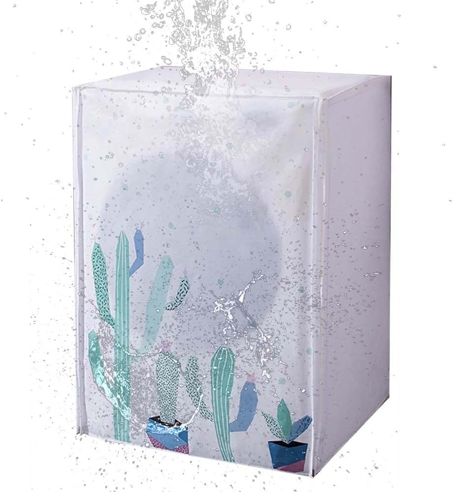 FELIXLEO Wäschespinne-Schutzhülle waschmaschinen abdeckungen wasserdicht Kaktus 60*65*85 cm