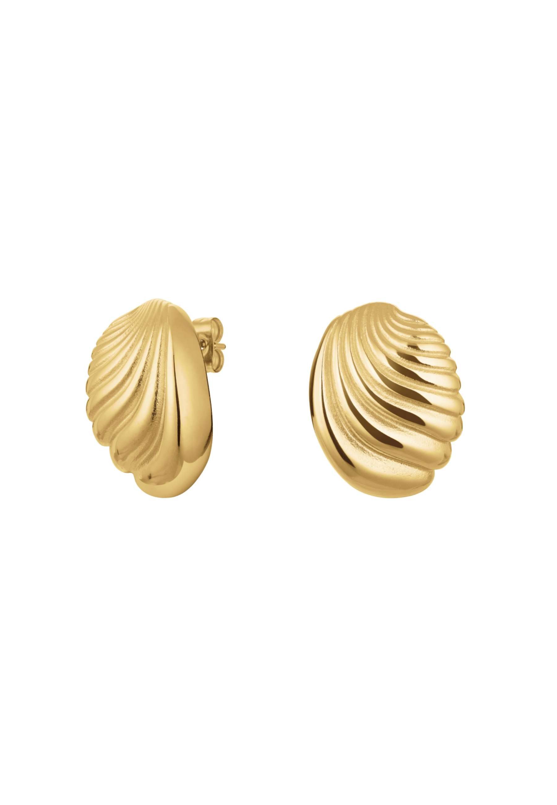 ROSEFIELD Ohrring-Set ROSEFIELD Modern Vintage Gefaltet Ohrringe für Damen Goldfarben