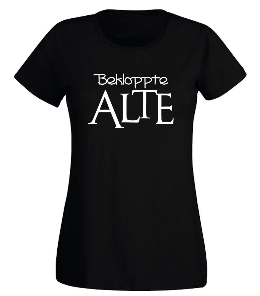 G-graphics T-Shirt Damen T-Shirt - Bekloppte günstig online kaufen