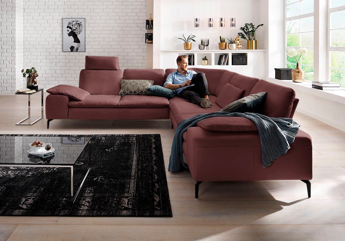 W.SCHILLIG Ecksofa valentinoo, Set, mit Sitztiefenverstellung, Breite 318 cm