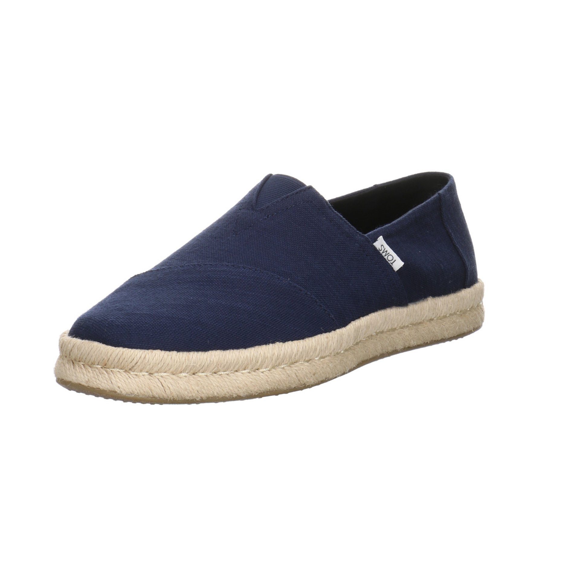 TOMS Herren Slipper Schuhe Alp Rope 2.0 Slipper Espadrille Canvas blau dunkel