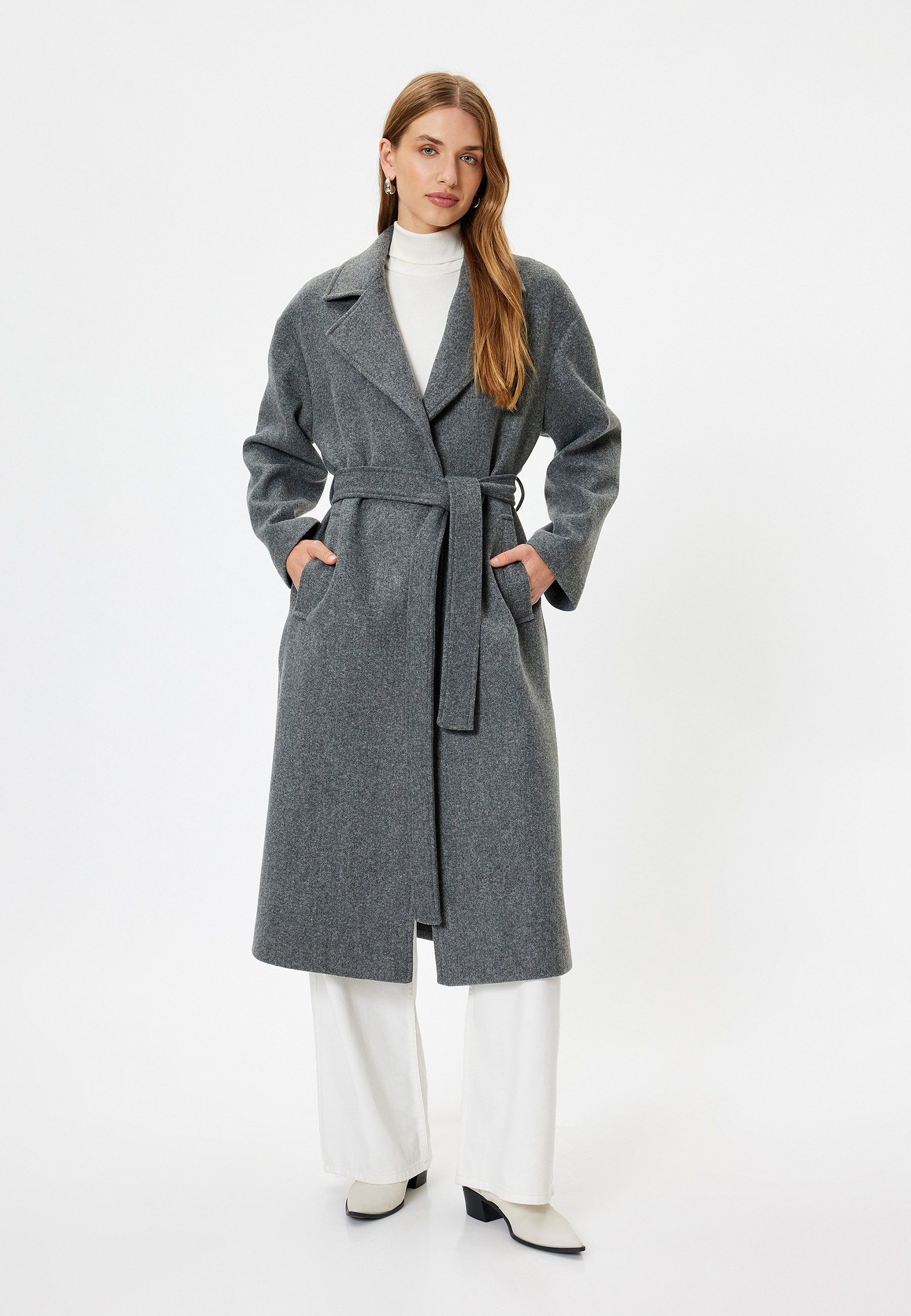 Koton Langmantel Regular Jacket Kragen