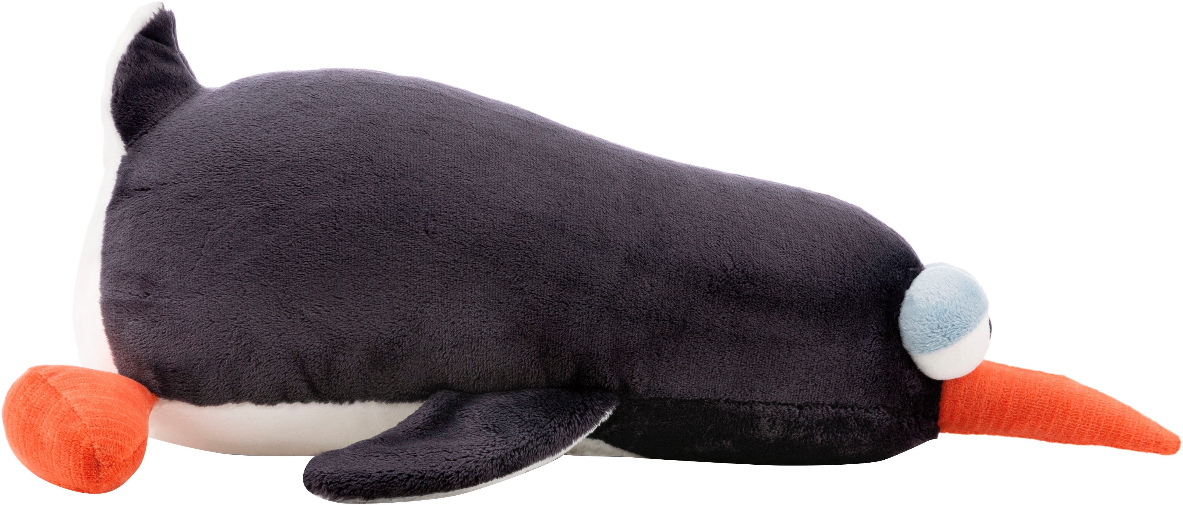 Nici Kuscheltier Winter, Pinguin Jorge Thunder 45 cm liegend, enthält recyceltes Material