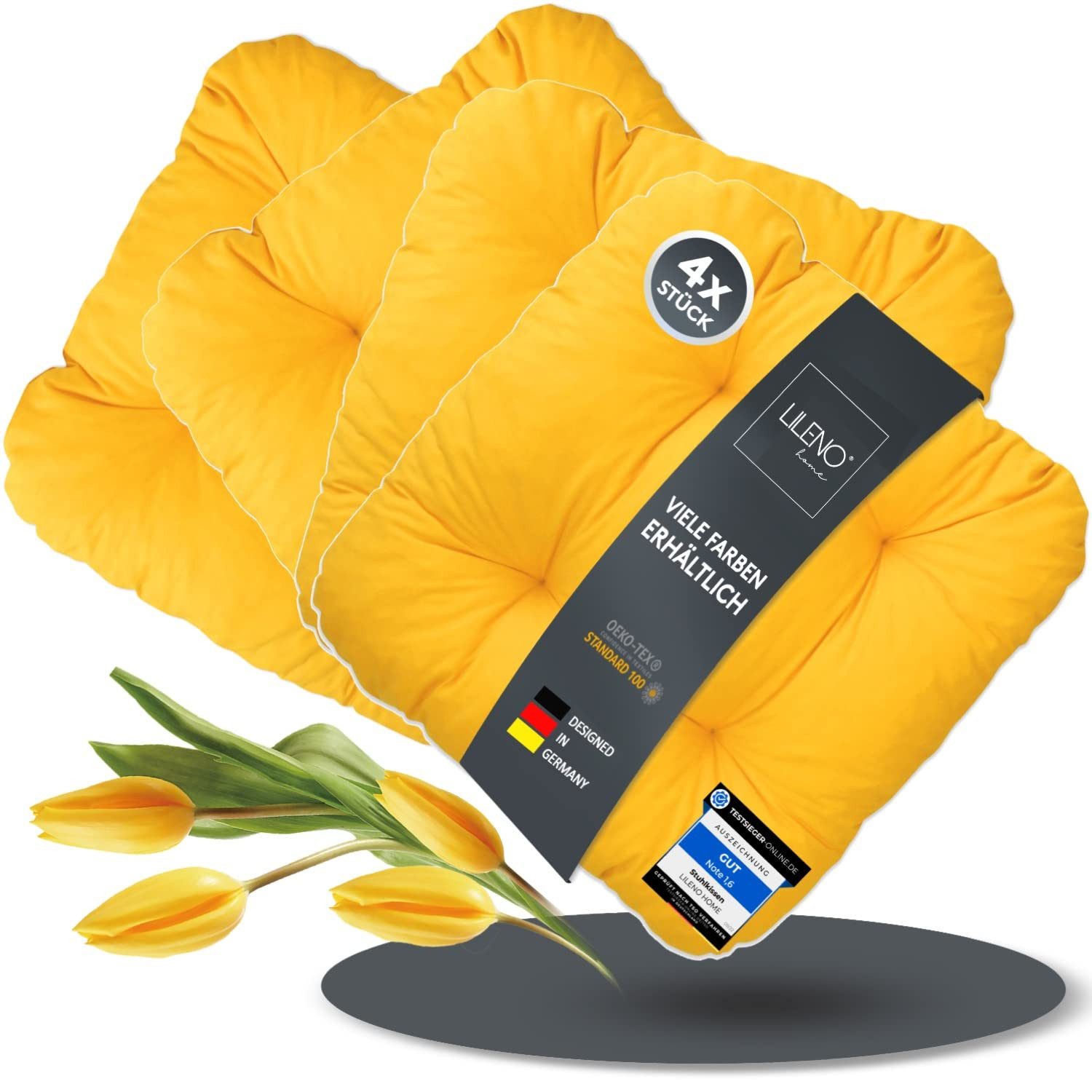 LILENO HOME Stuhlkissen Sitzkissen für Gartenstuhl, günstig online kaufen