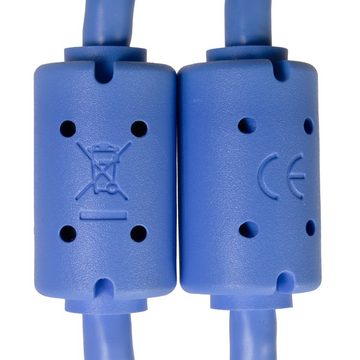 UDG Audio-Kabel, USB 3.0 C-A Blue Straight 1,5m U98001LB - Kabel für DJs