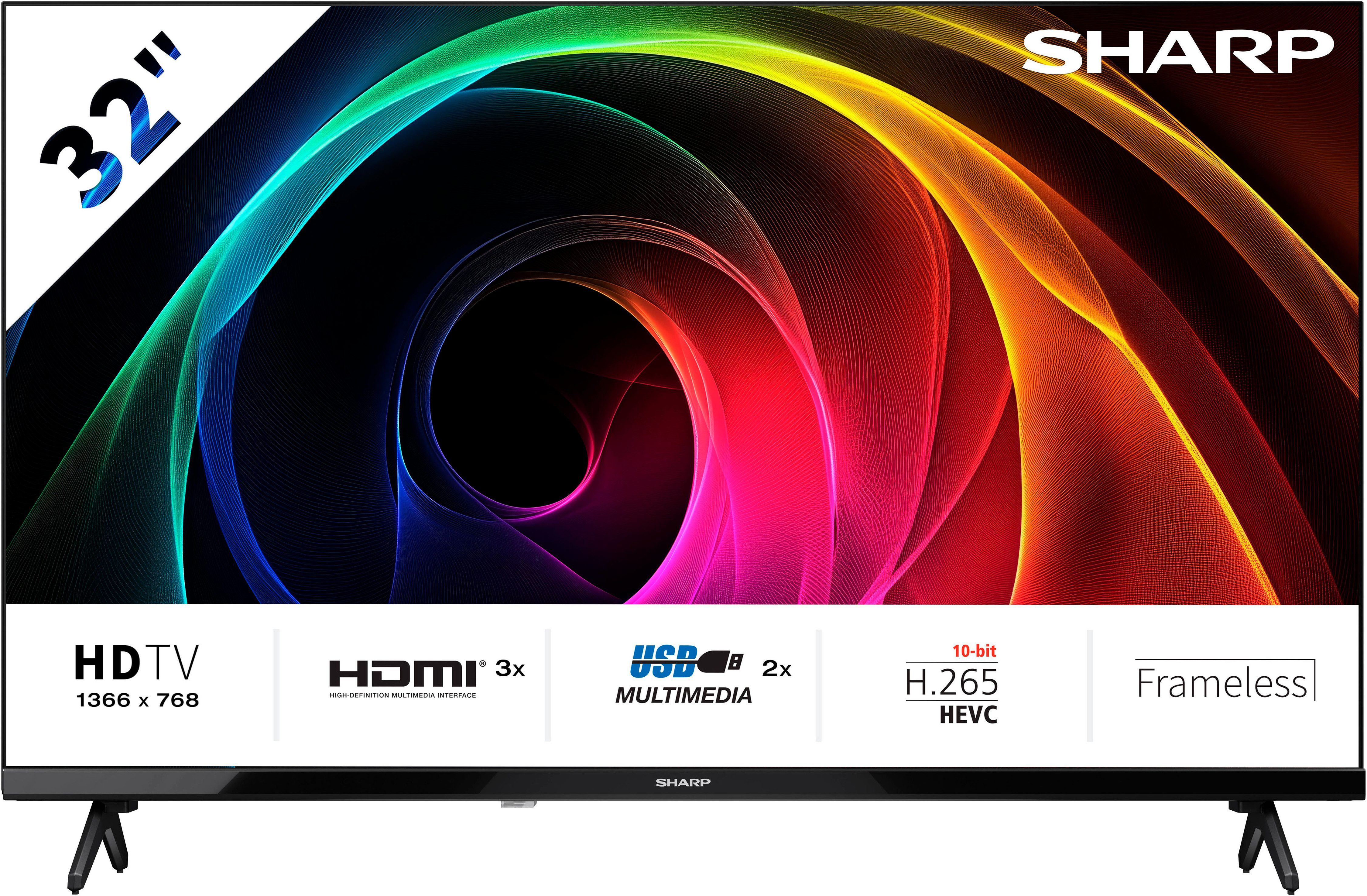 Sharp 1T-C32HAx LED-Fernseher (80 cm/32 Zoll, HD-ready)