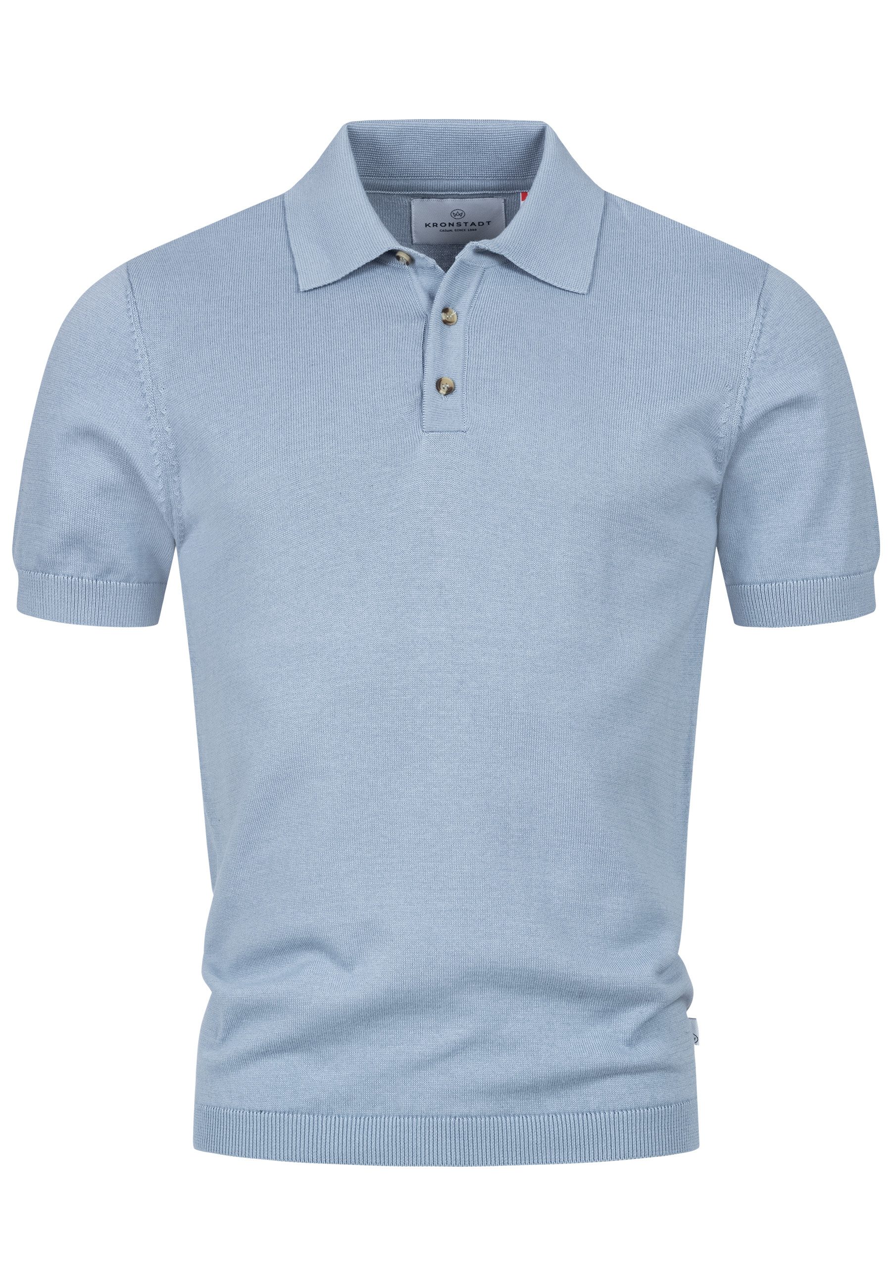 Kronstadt Poloshirt Herren KSKingswood Polo Shirt Herrenshirt mit dezent strukturierter Oberfläche für das gewisse Etwas
