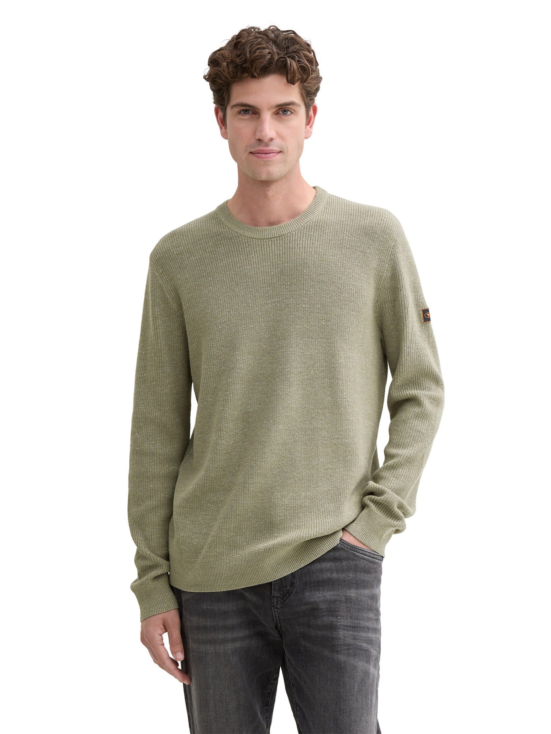 TOM TAILOR Rundhalspullover (1-tlg)