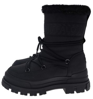 Buffalo ASPHA BLIZZARD 2 Schwarz Winterstiefel Damenstiefel mit Kunstfellfutter