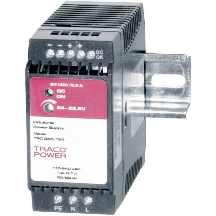 TracoPower AC/DC-Schaltnetzteil DIN-Schiene 55 W 24 V/2.3 Hutschienen-Netzteil