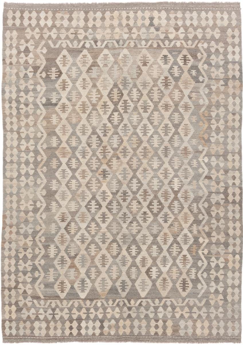Orientteppich Kelim Afghan Heritage 206x285 Handgewebter Moderner Orientteppich, Nain Trading, rechteckig, Höhe: 3 mm | Kurzflor-Teppiche